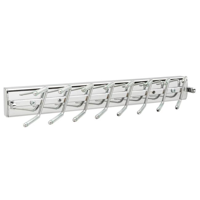 Closet Organizers & Accessories |  13-13/32″ (341mm) Deluxe Pop-Out Tie Rack (Chrome) Closet Organizers & Accessories Closet Organizers & Accessories