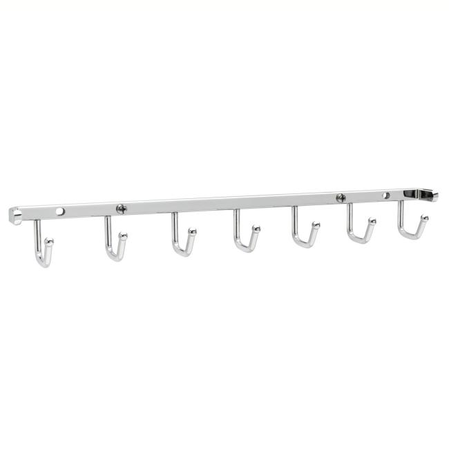 Closet Organizers & Accessories |  13-13/32″ (341mm) Wall Mount Belt Rack (Chrome) Closet Organizers & Accessories Closet Organizers & Accessories