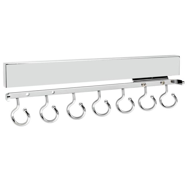 Closet Organizers & Accessories |  13-25/32″ (350mm) Deluxe Scarf Rack w/Soft-Close (Chrome) Closet Organizers & Accessories Closet Organizers & Accessories