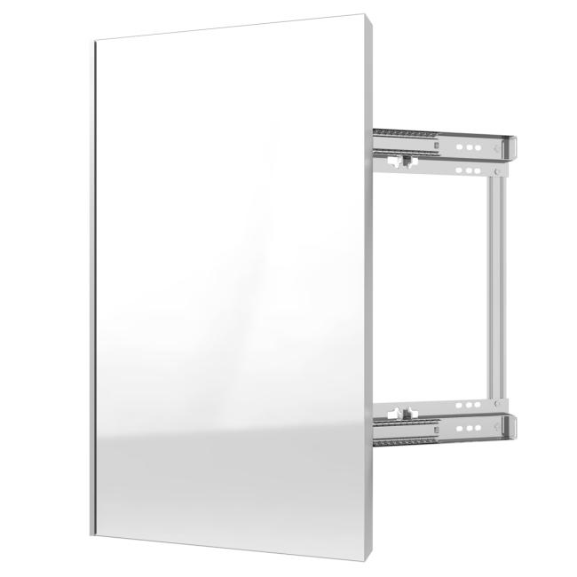 Closet Organizers & Accessories |  24″ (610mm) Rotate and Slide Closet Mirror w/Soft-Close Closet Organizers & Accessories Closet Organizers & Accessories