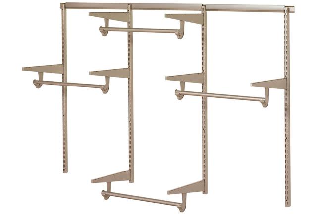 Closet Organizers & Accessories |  6ft. Closet Hardware Kit – (Champagne Nickel) Closet Organizers & Accessories Closet Organizers & Accessories