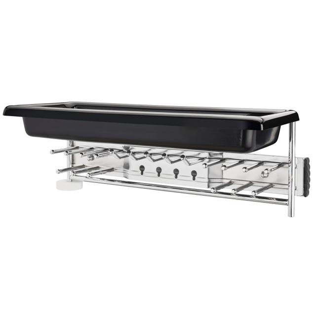 Closet Organizers & Accessories |  Premiere Closet Tie/Belt Rack with Tray Closet Organizers & Accessories Closet Organizers & Accessories