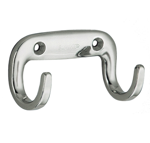 Decorative & Functional Hooks |  304 Stainless Steel 1-5/8″ (41mm) Double Hook (Polished) Decorative & Functional Hooks Decorative & Functional Hooks