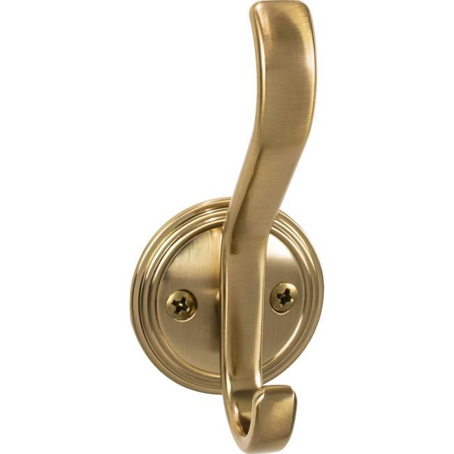 Decorative & Functional Hooks |  4-11/16″ (119mm) Reeded Hook (Honey Bronze) Decorative & Functional Hooks Decorative & Functional Hooks