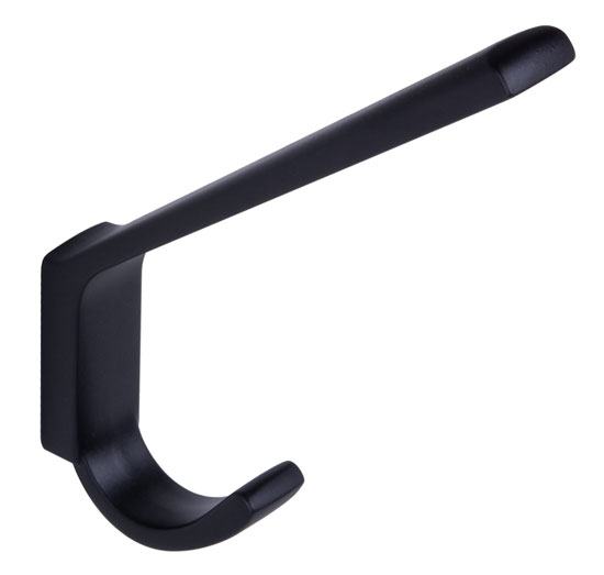 Decorative & Functional Hooks |  4-1/2″ (114mm) Hook (Matte Black) Decorative & Functional Hooks Decorative & Functional Hooks