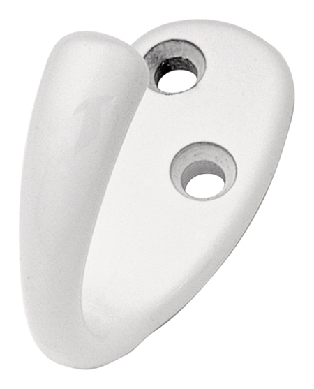 Decorative & Functional Hooks |  Hardware Single Utility Coat Hook – EACH (White) Decorative & Functional Hooks Decorative & Functional Hooks