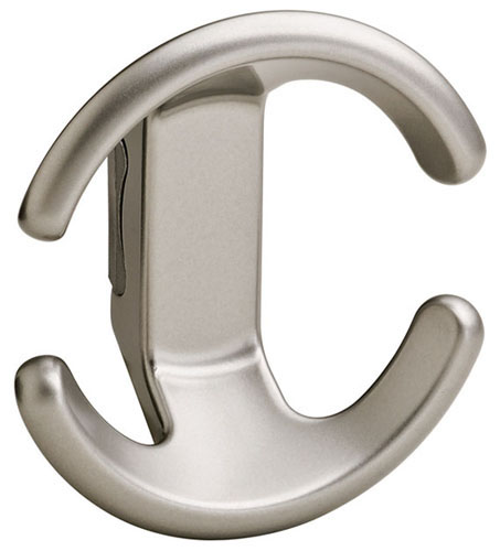 Decorative & Functional Hooks |  Modern Style Coat Hook – EACH (Matte Nickel) Decorative & Functional Hooks Decorative & Functional Hooks