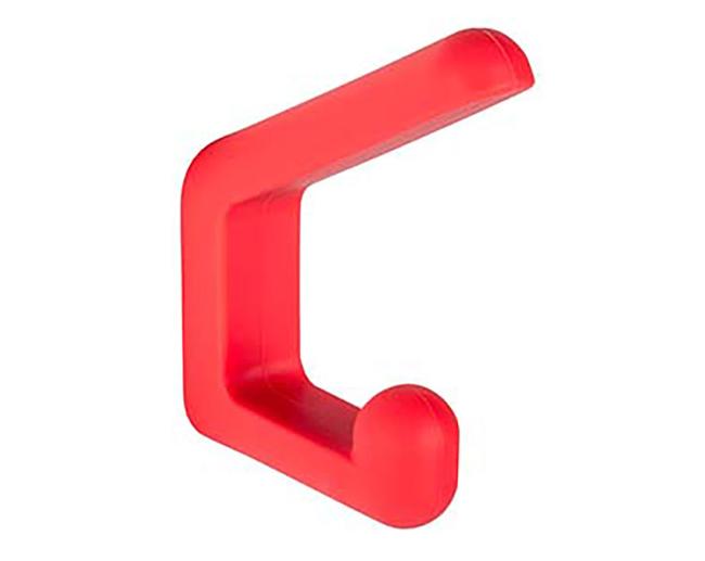 Decorative & Functional Hooks |  Rubber Hat and Coat Hook – (Red) Decorative & Functional Hooks Decorative & Functional Hooks