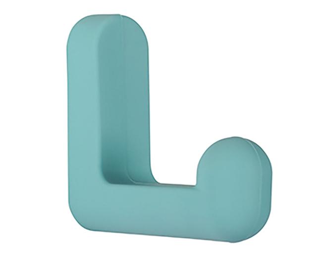 Decorative & Functional Hooks |  Rubber Pastel Hook – (Blue) Decorative & Functional Hooks Decorative & Functional Hooks