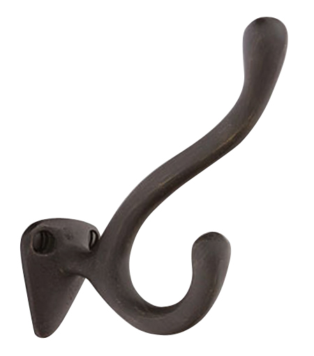 Decorative & Functional Hooks |  Sandcast Bronze Hook (Medium Bronze) Decorative & Functional Hooks Decorative & Functional Hooks