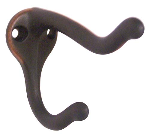 Decorative & Functional Hooks |  Value Series Coat & Hat Hook (Aged Bronze/Oil Rubbed Bronze) Decorative & Functional Hooks Decorative & Functional Hooks