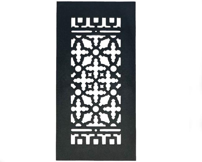 Decorative Grilles & Registers |  Cast Iron Grille – 14x6in. (Black) Decorative Grilles & Registers Decorative Grilles & Registers