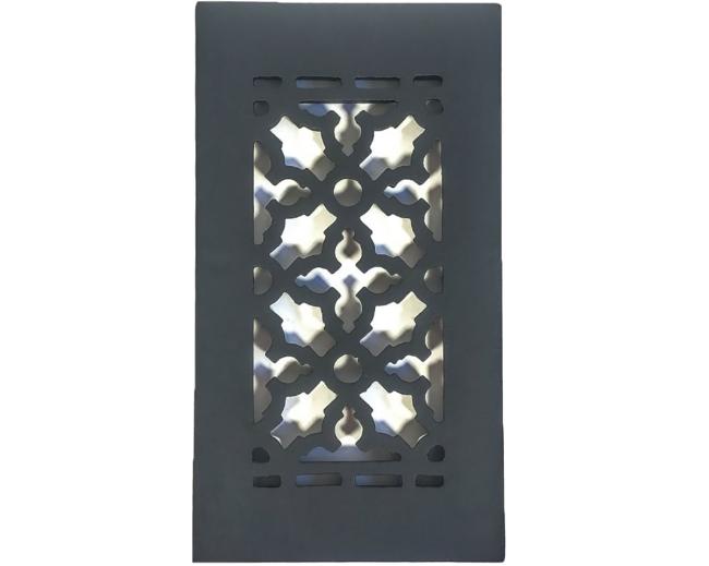 Decorative Grilles & Registers |  Cast Iron Grille – 8x4in. (Black) Decorative Grilles & Registers Decorative Grilles & Registers