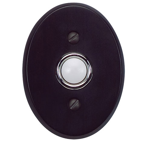 Doorbell Buttons |  3″ (76mm) Traditionalist Doorbell Button (Black) Doorbell Buttons Doorbell Buttons