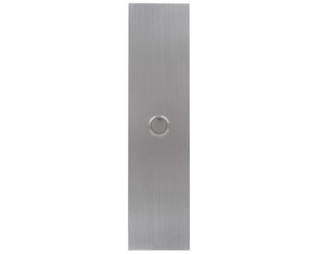 Doorbell Buttons |  Stainless Adhesive Mount Doorbell Button – Large Rectangle Doorbell (Brushed Stainless Steel) Doorbell Buttons Doorbell Buttons