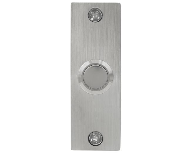 Doorbell Buttons |  Stainless Doorbell Button – Small Rectangle Doorbell (Brushed Stainless Steel) Doorbell Buttons Doorbell Buttons