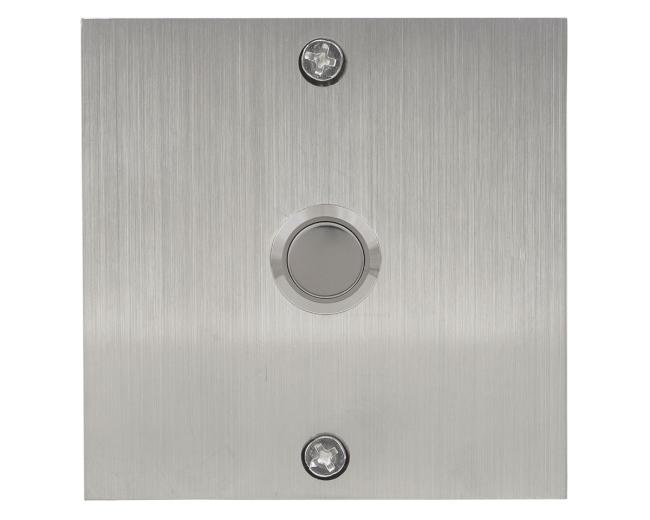 Doorbell Buttons |  Stainless Doorbell Button – Square Doorbell (Brushed Stainless Steel) Doorbell Buttons Doorbell Buttons