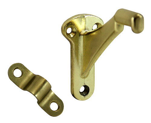 Handrail & Arm Rail Brackets |  2-3/4in. Zinc Handrail Bracket Handrail & Arm Rail Brackets Brass-Antique/Brass-Polished/Bronze-Oil Rubbed/Chrome-Polished/Chrome-Satin/Nickel-Antique/Nickel-Satin