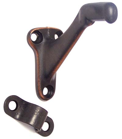 Handrail & Arm Rail Brackets |  Aluminum Handrail Bracket – EACH (Artisan Lifetime Aged Bronze) Handrail & Arm Rail Brackets Handrail & Arm Rail Brackets