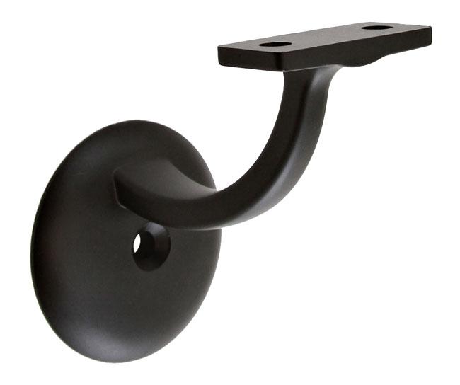 Handrail & Arm Rail Brackets |  Jumbo Handrail Bracket (Matte Black) Handrail & Arm Rail Brackets Handrail & Arm Rail Brackets