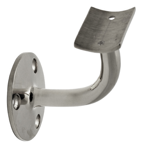 Handrail & Arm Rail Brackets |  Wall Bracket for 2″ Diameter Tubing (Polished Stainless Steel) Handrail & Arm Rail Brackets Handrail & Arm Rail Brackets