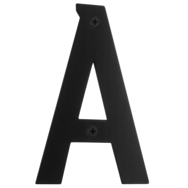 House Numbers, Letters & Address Plaques |  6″ (152mm) House Letters A-C (Black Stainless) Home House Numbers, Letters & Address Plaques