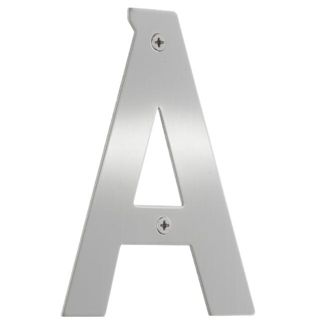 House Numbers, Letters & Address Plaques |  6″ (152mm) House Letters A-D (Brushed Stainless Steel) Home House Numbers, Letters & Address Plaques