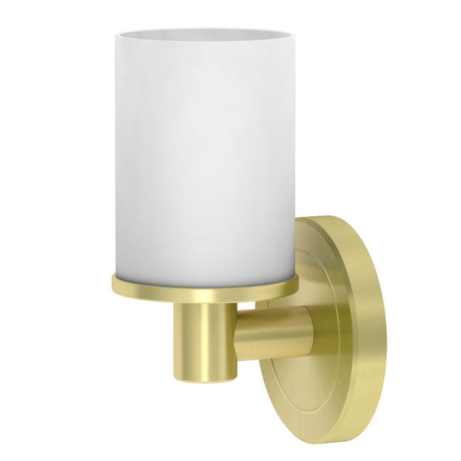 Lighting Sconces |  Latitude II Single Light Sconce (Brushed Brass) Home Lighting Sconces