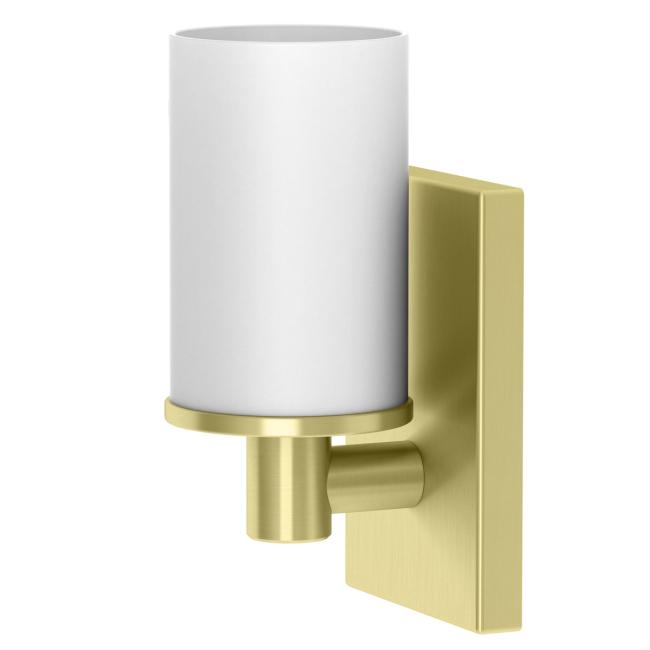 Lighting Sconces |  Modern Farmhouse Single Light Sconce (Brushed Brass) Home Lighting Sconces