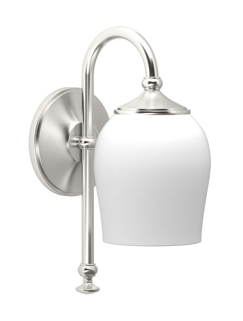 Lighting Sconces |  Tavern Single Light Sconce (Satin Nickel) Home Lighting Sconces