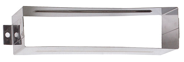 Mail Slots & Boxes |  Stainless Steel Letter Size Mail Slot Sleeve (Polished Stainless Steel) Home Mail Slots & Boxes