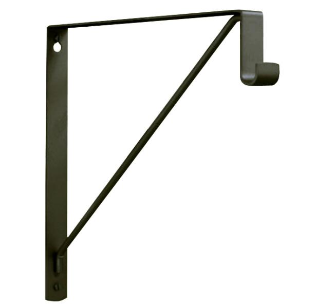 Shelf Brackets & Supports |  11″ (279mm) Shelf and Closet Rod Bracket – For Oval Rods – EACH (Oil Rubbed Bronze) Closet Organizers & Accessories Closet Organizers & Accessories