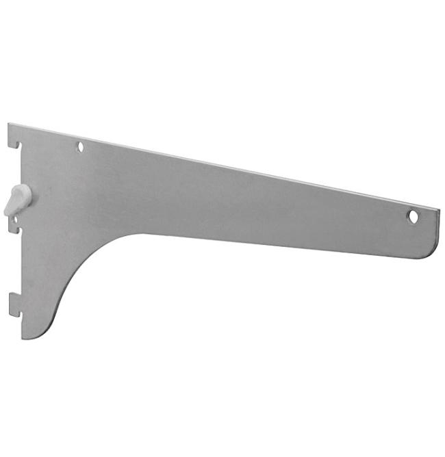 Shelf Brackets & Supports |  12″ (305mm) Single Slot Extra Heavy-Duty Shelf Bracket – EACH (Anochrome) Home Shelf Brackets & Supports