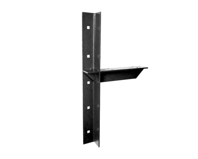 Shelf Brackets & Supports |  20″ (508mm) x 9″ (229mm) Concealed Extended Bracket – PAIR (Black) Home Shelf Brackets & Supports