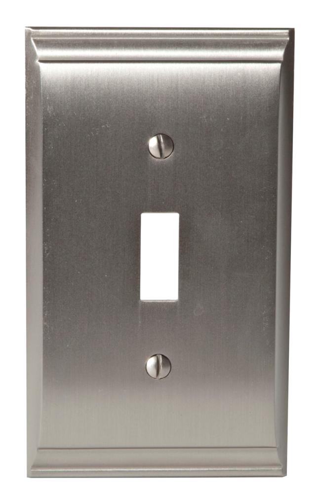 Switch Plates & Outlet Covers |  Candler Single Toggle Switchplate Cover Home Black Bronze/Bronze-Oil Rubbed/Golden Champagne/Nickel-Satin