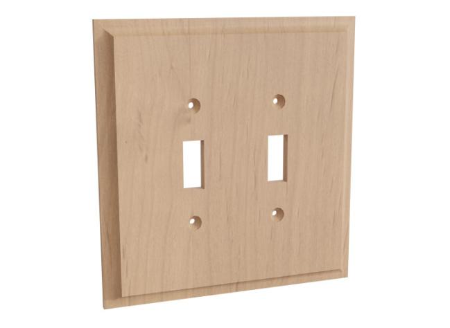 Switch Plates & Outlet Covers |  Finishing Touches Double Light Switch Plate Home Switch Plates & Outlet Covers