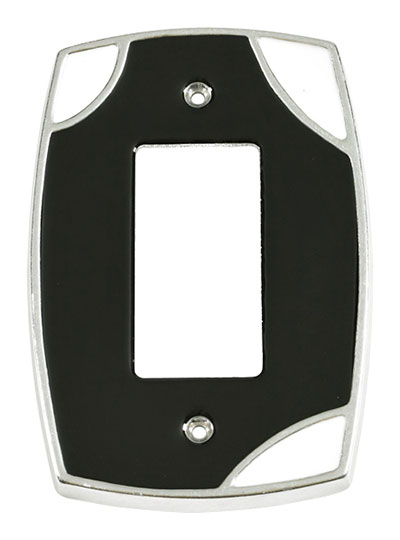 Switch Plates & Outlet Covers |  Single GFI/Paddle Switchplate Cover (Black/White) Home Switch Plates & Outlet Covers