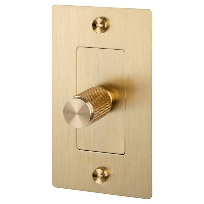 Switch Plates & Outlet Covers |  Single Incandescent Dimmer Switch – EACH Home Black/Brass/Bronze-Smoked/Steel/White