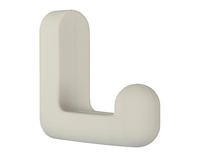 Decorative & Functional Hooks |  Rubber Pastel Hook – (White) Decorative & Functional Hooks Decorative & Functional Hooks